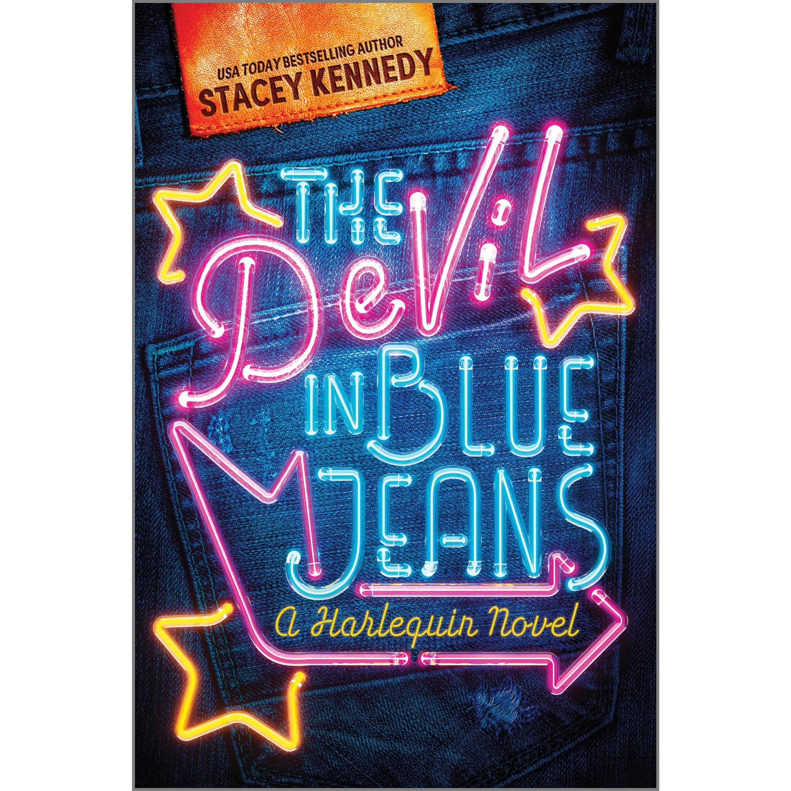 The Devil in Blue Jeans: A Spicy Small Town Western Romance (Naked Moose: Volume Number 1) by Stacey Kennedy [Paperback Book]