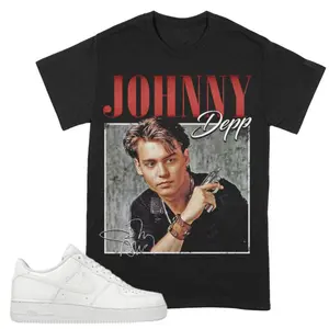 JOHNNY DEPP Vintage Shirt, Johnny Depp Homage Fan Tees , Trending Shirt, High Quality, Great Gift For Friend, Street Style, Many Colors Size S To XL, Tiktok Shop Menswear Top