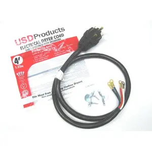 Parts 4 FT 4 Wire 30 Amp Dryer Cord DC4-30-4