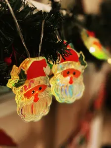 OLD SANTA Christmas light 10lights for 2M(Jagdlied)Candyland Christmas decor/Christmas party/Cute Christmas light