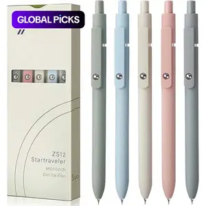 0.5mm Gel Pen, 5/10pcs Quick-Dry Black Ink Pens with Optional Refills, Fine-Point Smooth Writing Pens, Ballpoint Pen for School, Office Stationery Supplies & Home Supplies #TOP PICKS