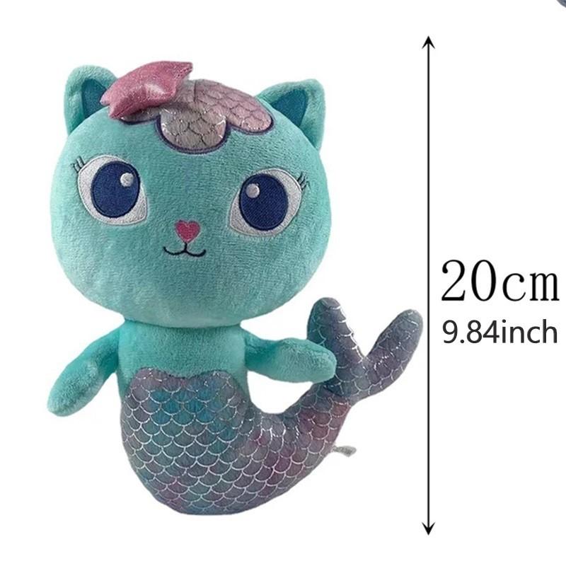 New Gabby Dollhouse Plush Toy Mercat Cartoon Animal Smiling Cat Car Hug Gaby Girl Doll Children Birthday Gift