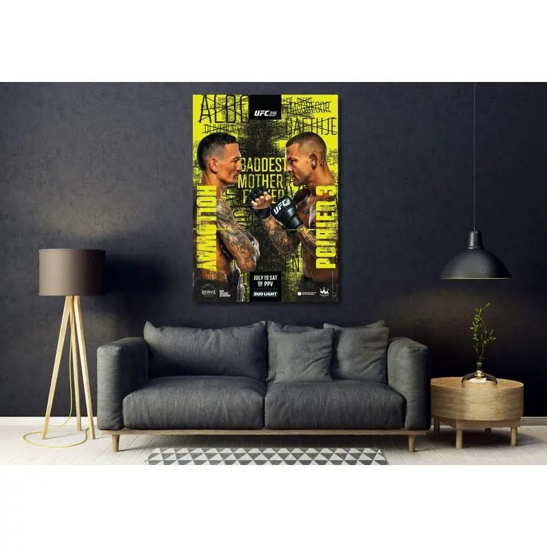 UFC 318 Max Holloway vs. Dustin Poirier 3 Official Poster Unframed | High Quality HD Photo 4K Picture | All Sizes Available
