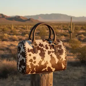 Cowhide Speedy Medium Leather Piece - 3 Different Styles for Crafting & Decorative Purposes - Genuine Cowhide Material with Natural Texture