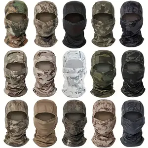 1 piece Unisex Cool Camouflage Balaclava Face Mask Neck Gaiter, Breathable Full Face Neck, Windproof Dustproof Hat, Suitable for Outdoor Adventure, Cycling and Motorcycle Riding