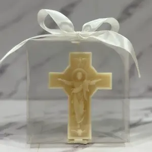 Party Favors- Handmade Candles for Baptism, First Communion, Confirmation, Wedding, Ideal Gift Set for Decorative Decoration