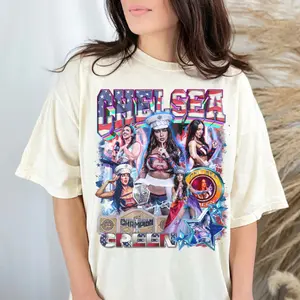 Chelsea Green T-Shirt, Bootleg WWE Shirt, WWE Fans Shirt, Casual Unisex Vintage Retro, Fashion Cotton, Full Colors, Full Sizes, For Men, For Women