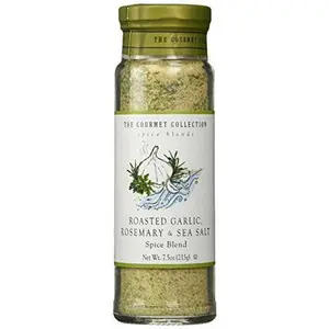 The Gourmet Collection Spice Blends Roasted Garlic, Rosemary & Sea Salt Blend - Rosemary Seasoning Salt for Cooking - Meat, Fish Vegetable Seasoning!