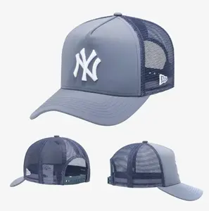 New Era 9FORTY K-Frame Trucker Cap, New Era MLB trucker hat - NY Yankees Anniversary Patch