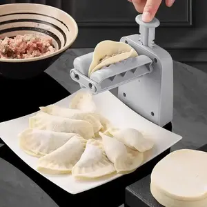Manual Dumpling Maker, 1 Count Fully Automatic Manual Dumpling Maker, Kitchen Dumpling Mold with Edge Pressing, Kitchen Accessories, Utensils, Kitchen Tool