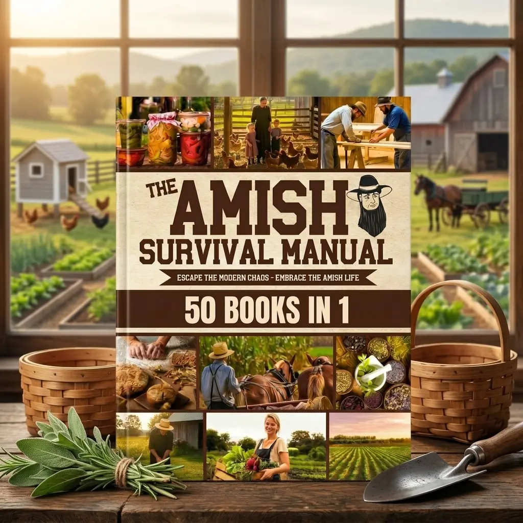 The Amish Survival Manual | Complete Guide to Amish Survival Skills, Homesteading, Herbal Medicine & Off-Grid Living