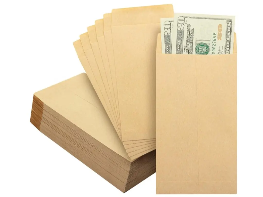 Money Envelopes for Cash Saving Challenge and Budgeting 100 Pack 6.5" x 3.5" Money Envelopes for Cash Saving Challenge and Budgeting 100 Pack 6.5" x 3.5"