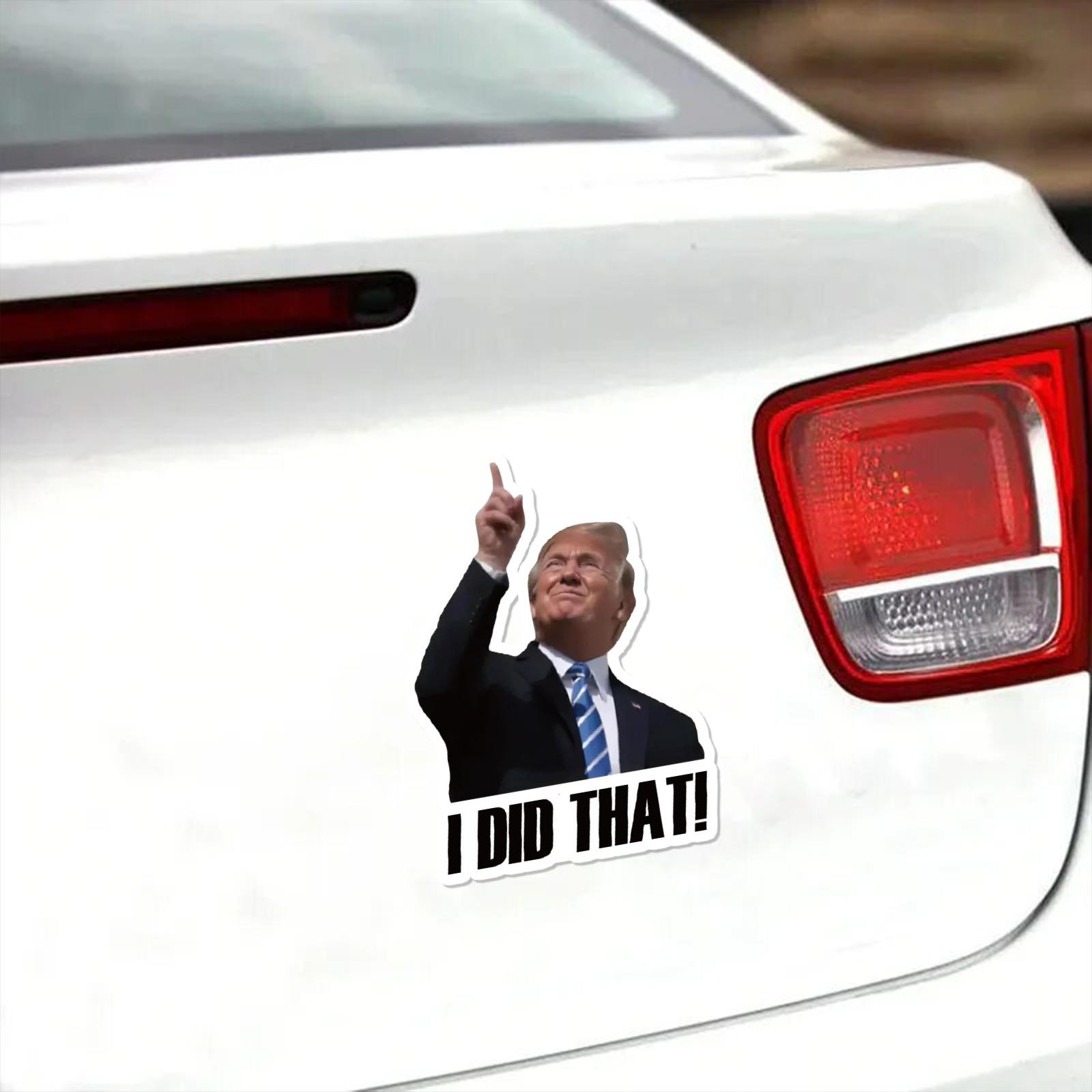 Trump I Did that Stickers,  I Did that Trump Sticker 100PCS—Stick Them Anywhere