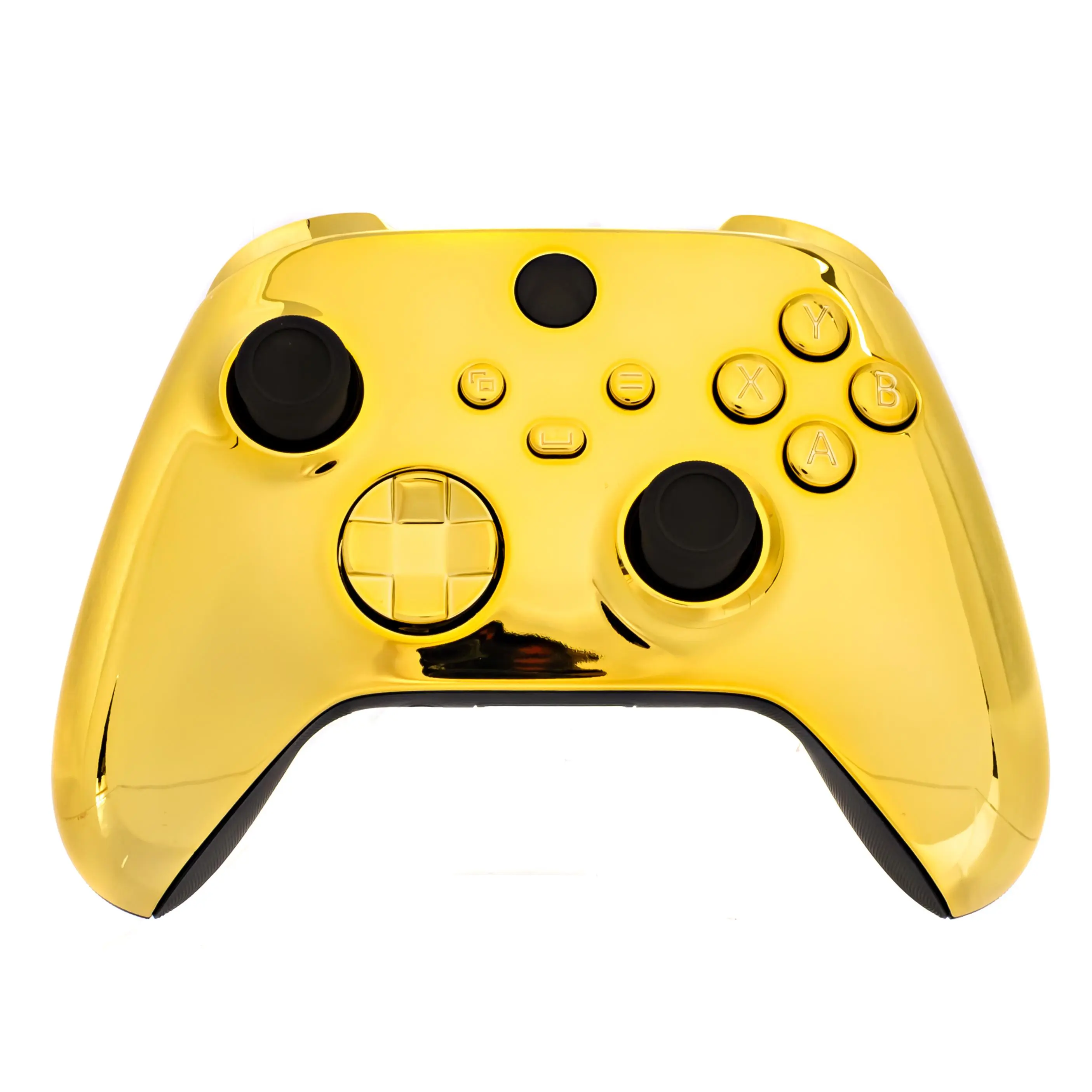 Crazy Controllerz Customz Series Custom Wireless Controller for Xbox One Series X S PC - Gold Chrome Design