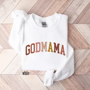 Cute Godmama Sweatshirt, Godmother Sweater, Godmother Crewneck sweatshirt,Gift for Aunt
