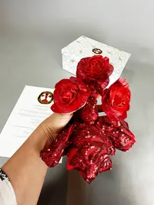 Mini Living Rose sculpture. Doll ornament. ￼