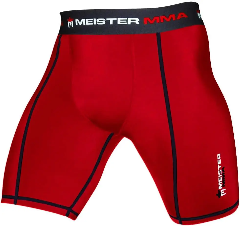 MMA Compression Shorts W/Cup Pocket
