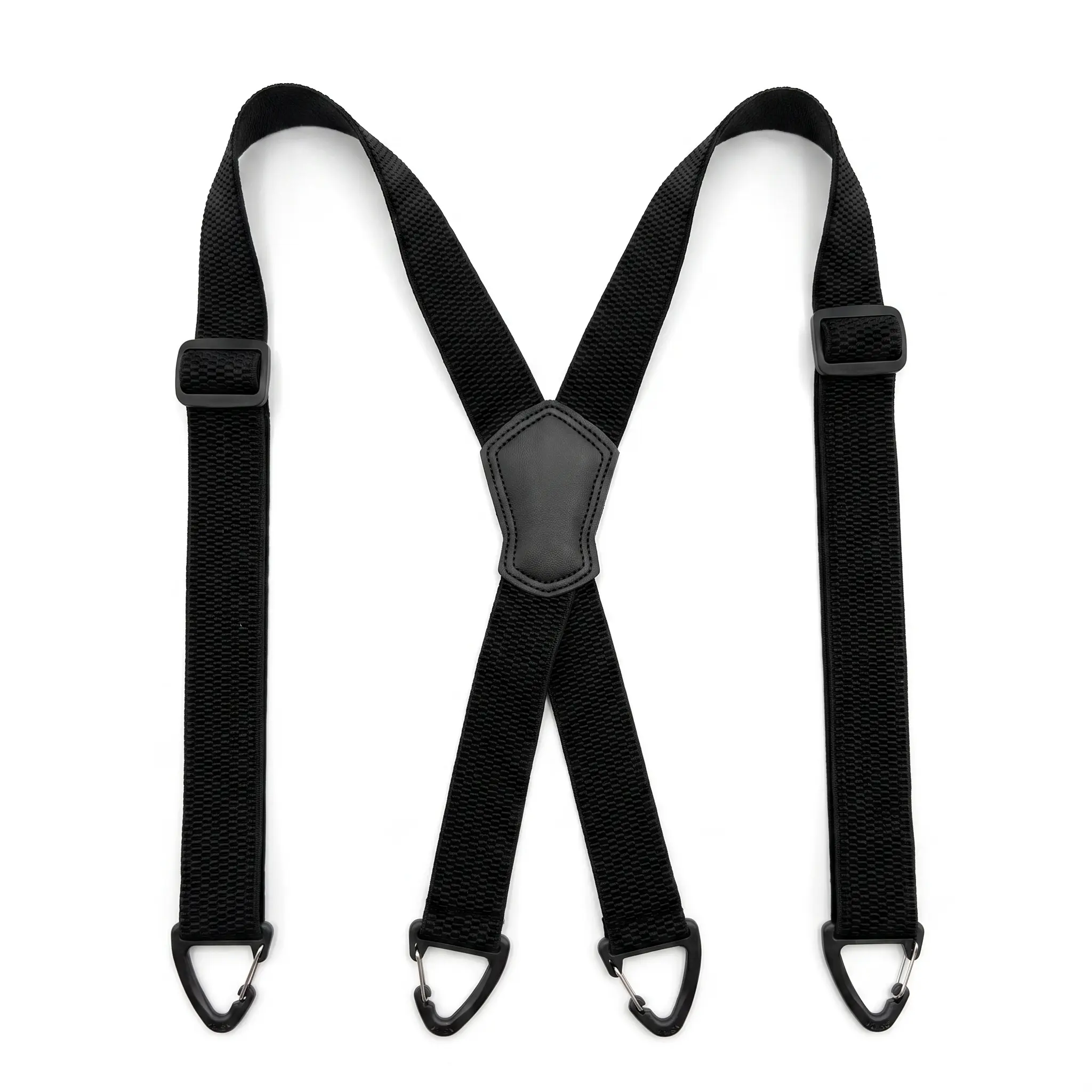 1.5" Hidden Suspenders for Men | Heavy Duty Under-Shirt Shirt Stays with 4 Clips