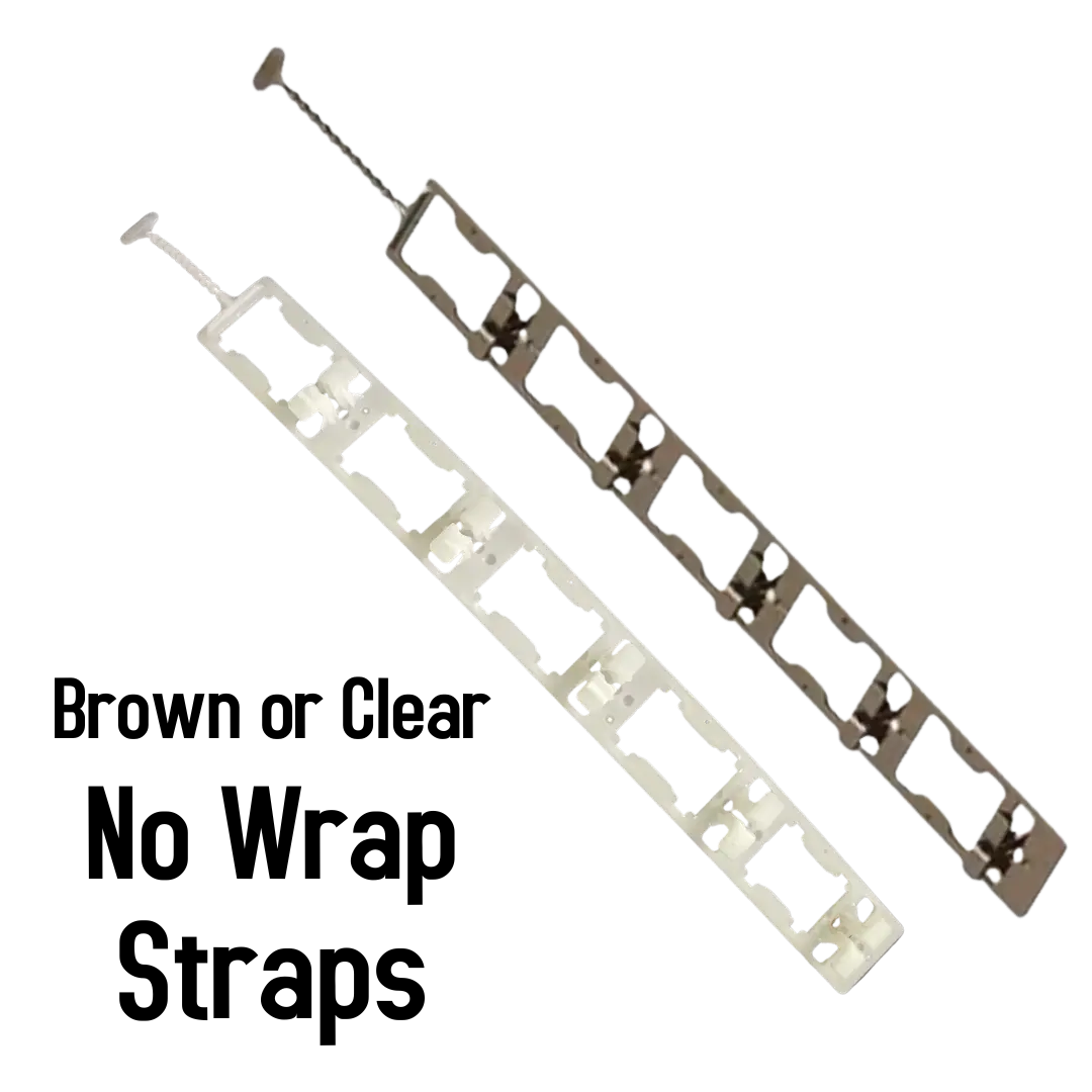 No Wrap Strap (Brown or Clear)