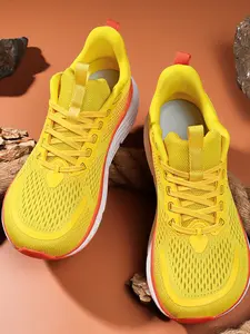 Men's Running Shoes, Breathable Mesh Upper, Eva Lightweight Sole, Sporty Style, Wide Fit, Low Top, Suitable for Outdoor Running