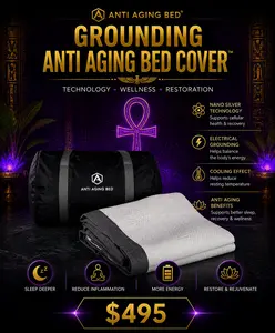 ⚡🛏️ Grounding Anti Aging Bed Cover™ – Recovery Layer System
