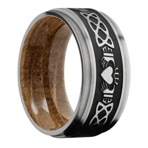 Titanium + Satin , Satin Finish + Whiskey Barrel