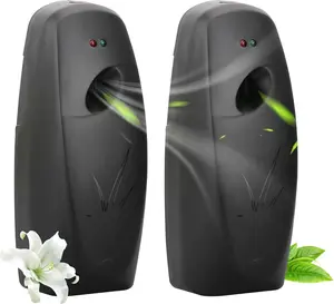 Automatic Wall Mount/Free Standing Air Freshener Dispenser Auto  Dispenser Programmable Aerosol Spray Perfume Dispenser for Hotel, Bathroom, Office, Commercial Place (Black)