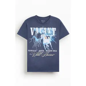Pretty Vacant Men's Wild Horses Vintage T-Shirt - Multicolor
