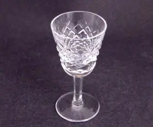 Signed Waterford glass Hand Cut  liquor Alana pattern Irish Crystal