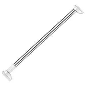 Heavy Duty Stainless Steel Telescopic Clothing Pole Adjustable Clothes Rail for Wardrobe Closet Cupboard Bathroom Window Space