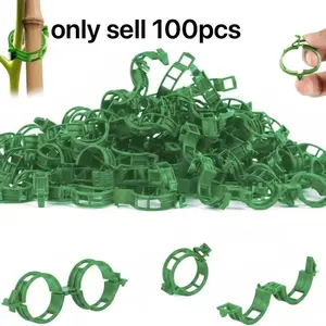 Plant Support Clips, Vegetables Plants, Garden Clips to Grow Upright Makes Plants Healthier, Greenhouse Garden Clips to Keep Plants Upright & Healthy