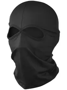 2Holes Ski Mask Cover Balaclava Full Face Mask Summer Face Cover UV Windproof Balaclava for Men Women Outdoor Sports Gaiter Mask Balaclava Headwear