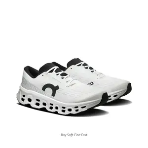 High-Energy Feedback Training Shoes, White and Black Colorway, Dual-Density Foam Midsole