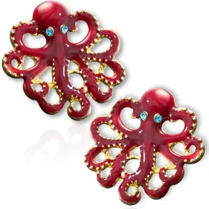 Soul Statement: Steampunk Nautical Earrings - Funky Octopus Design for Women & Teens