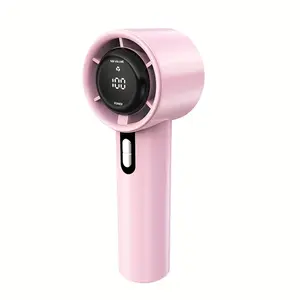 Mini Portable Handheld Fan, 100 Speed Quiet USB Rechargeable Fan, Lightweight Personal Cooling Fan for Office, Outdoor, Travel, Camping & Perfect Holiday  for Women Men thoughtful gift work picnic light purple Silent Operation Fan