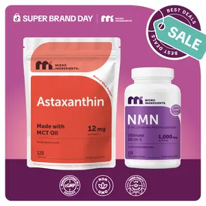 Brooke's Anti-Aging Bundle: NMN Complex 1000mg 120 Capsules & Astaxanthin 12mg 120 Softgels