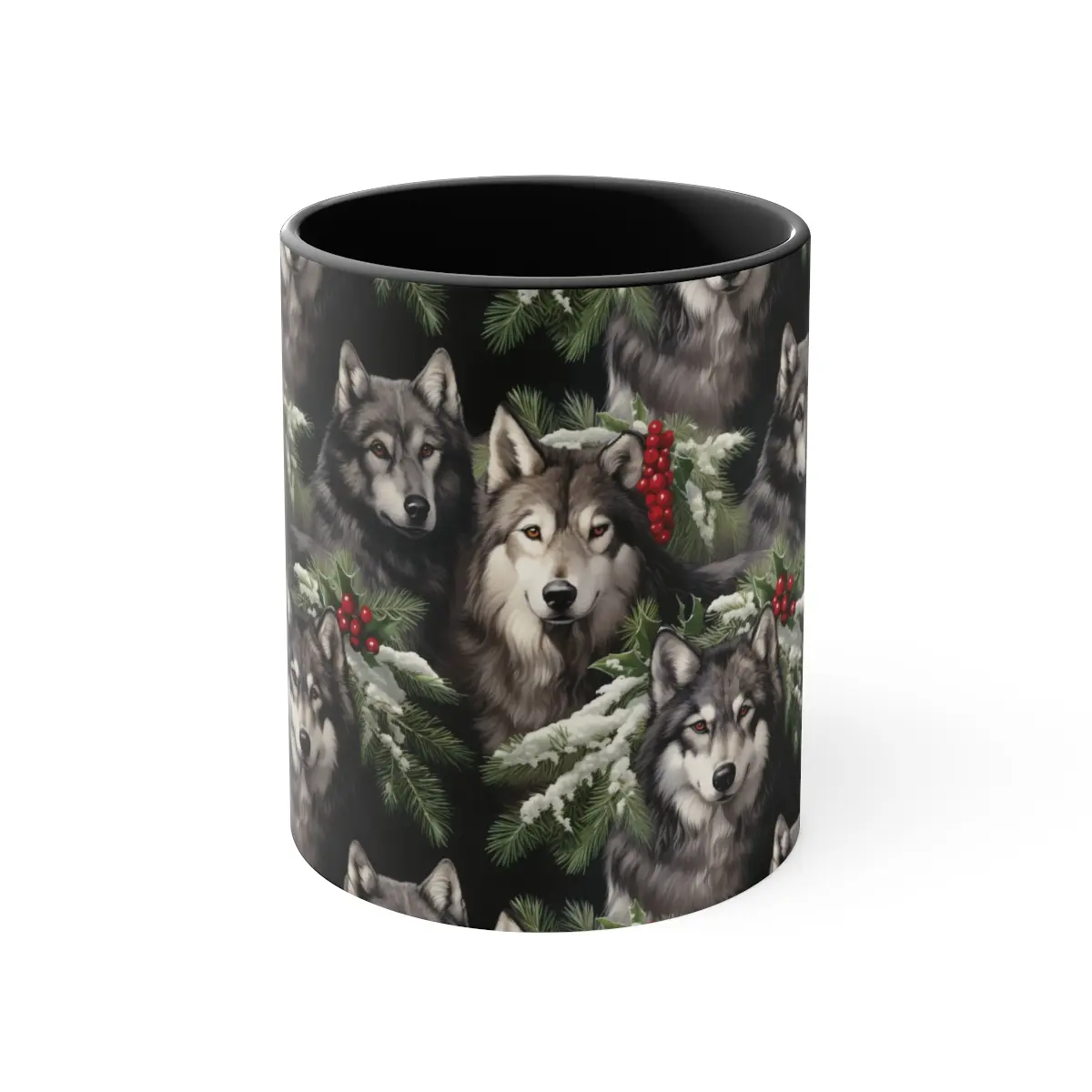 Unleash Your Inner Wolf with Our Personalized Wolf Coffee Mug - A Perfect Gift for Wolf Lovers