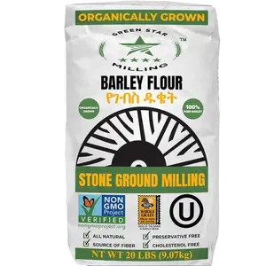 Green Star Organically Grown Barley Flour, – Premium Stone Ground Wholesome Whole Grain Flour