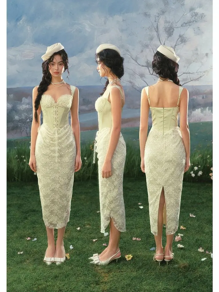 Emerald Warrior Corset Dress- Premium Fabric, Flattering Fit, Formal Party Wear