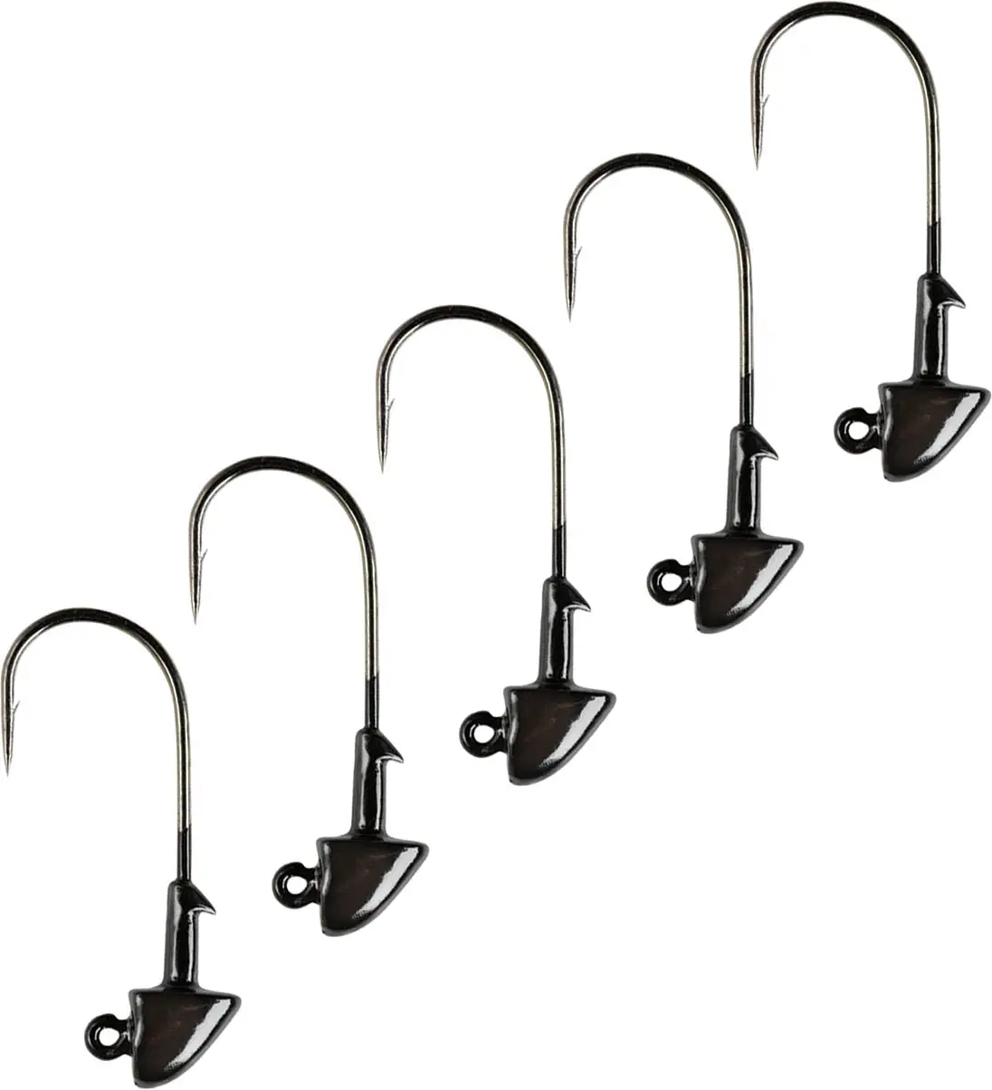 YUM Money Head Swimbait Jighead (5-Pack) - Versatile Fishing Lure with Optimized Head Shape, Multiple Weight Options, Durable Metal Hooks