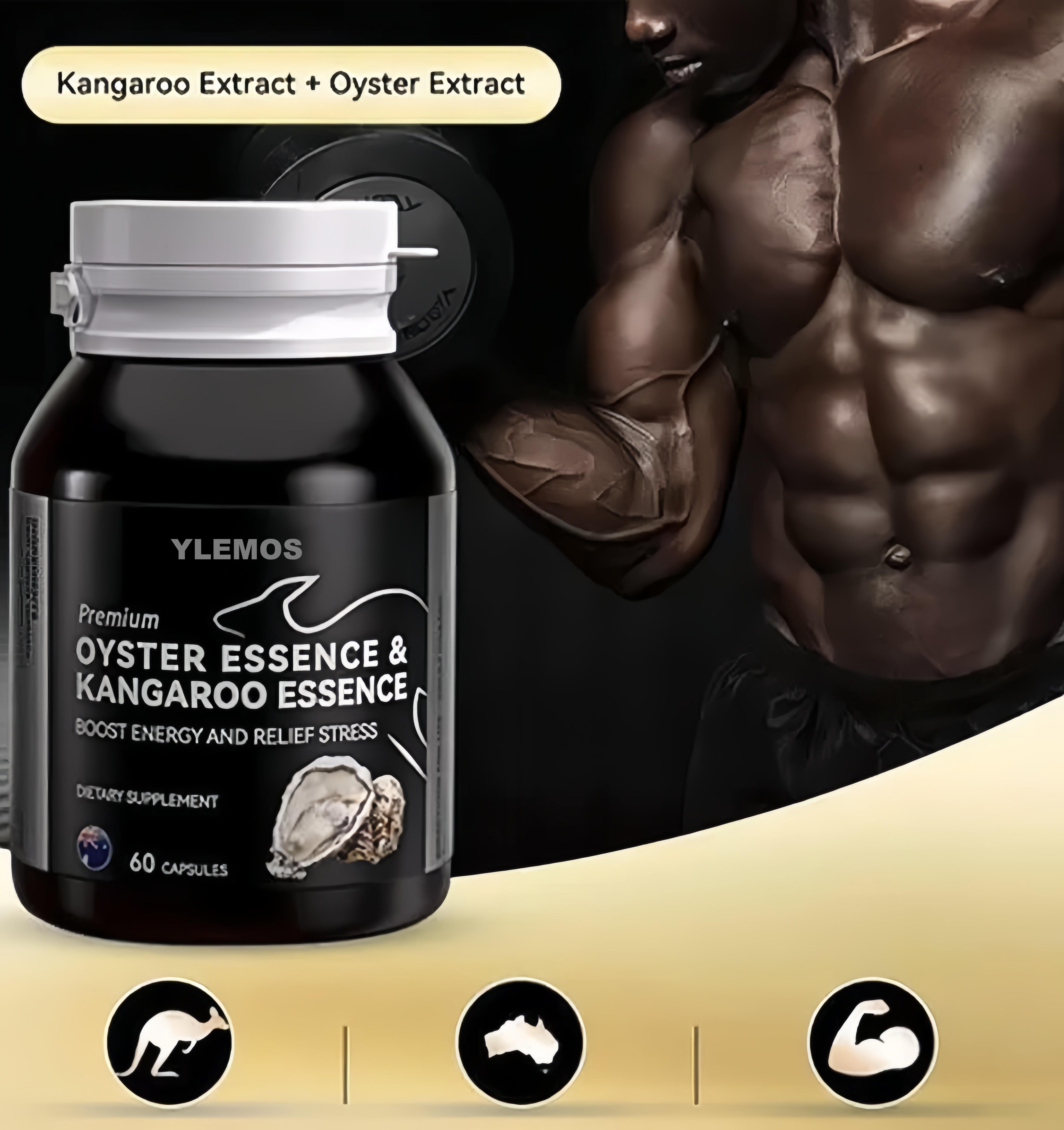 Oyster & Kangaroo Essence Supplement – 60 Capsules - Thumbnail 3