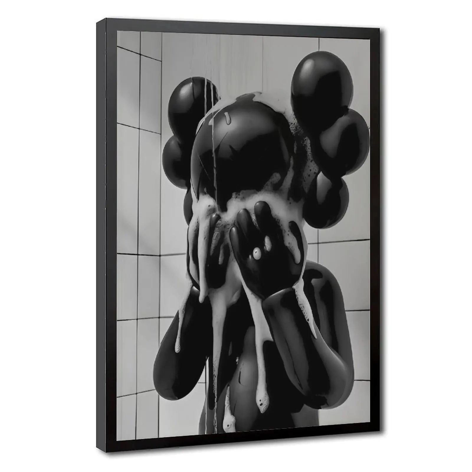 (Hypebeast Street Wall Decor poster), Modern Graffiti Posters and Prints, Urban Canvas Artwork for Bathroom Shower Home Decor demon slayer