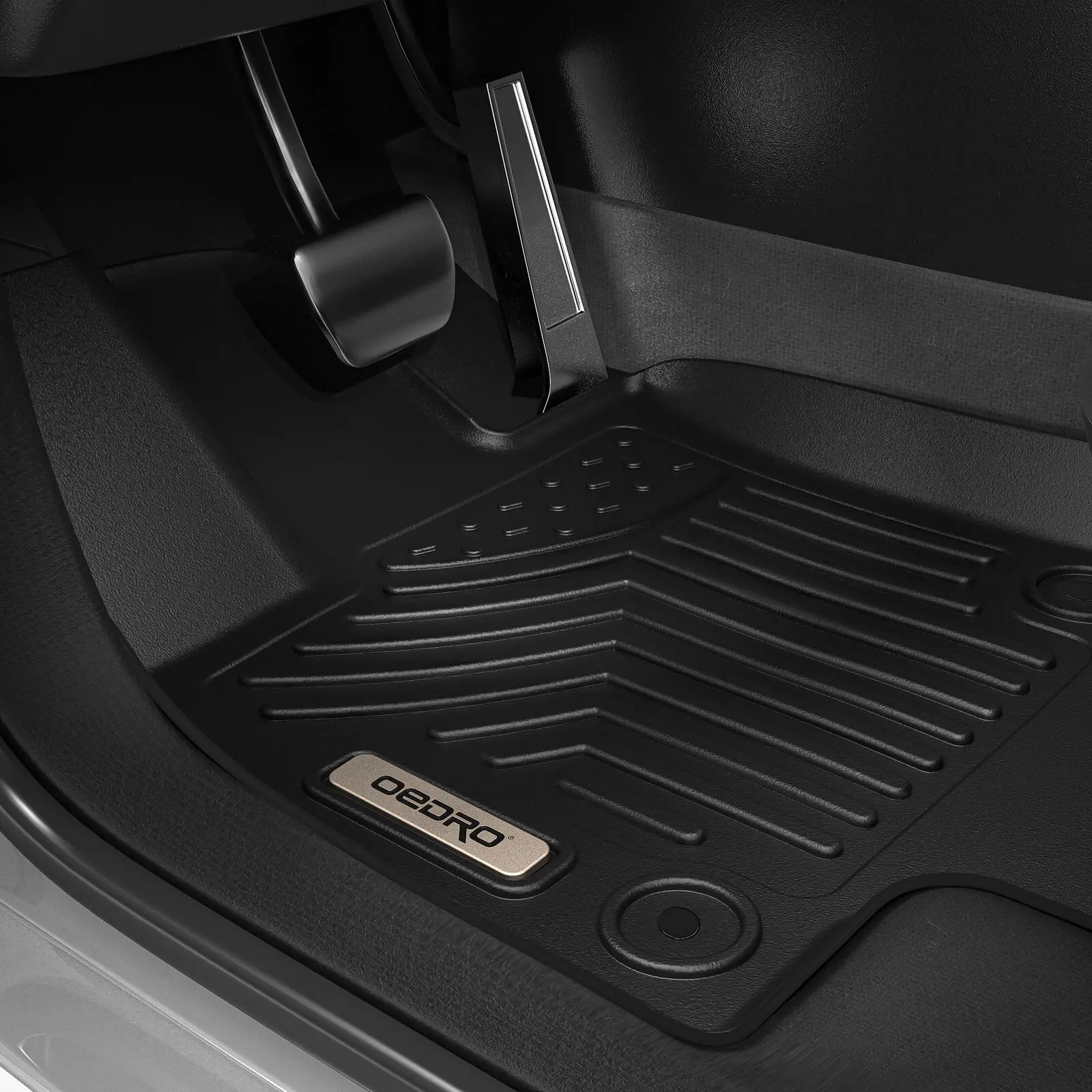 YITAMOTOR Black TPE All-Weather Floor Mats for 2023-2025 Kia Sportage Custom Fit Cargo Liner & Car Mats Set Waterproof Interior Accessories