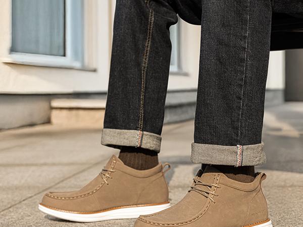 Bruno Marc Men's Dress Chukka Boots - Stylish Footwear for Men, Comfortable Design, Ideal for Casual Wear