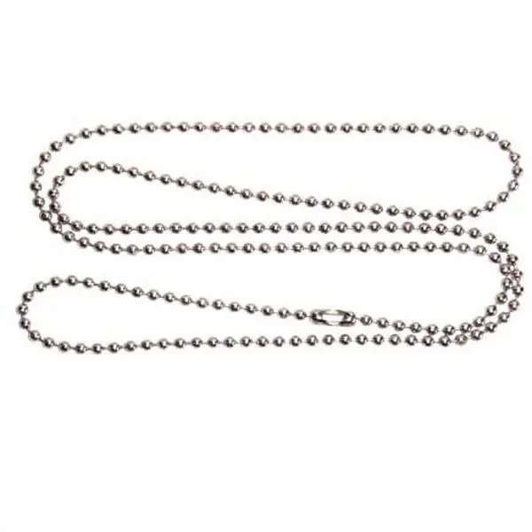 Ballchain Dog Tag Necklace