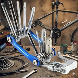11-in-1 Portable Multi-Tool Bike Repair Kit: Professional Universal Mountain Bike Emergency Tool Set for Cyclists, Essential Roadside Maintenance Gear, Bike Accessories
