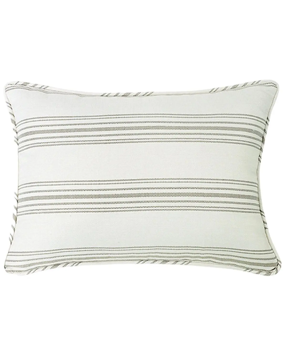 Hiend Accents Unisex Prescott Taupe Striped Print King Size Pillow Set 2 Piece - Fb6200ps-Kg-Tp