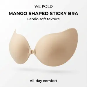 WEPOLD #1 Push-up Sticky Bra – Waterproof & Sweat-proof, Portable, Reusable, Washable, Essential for Travel