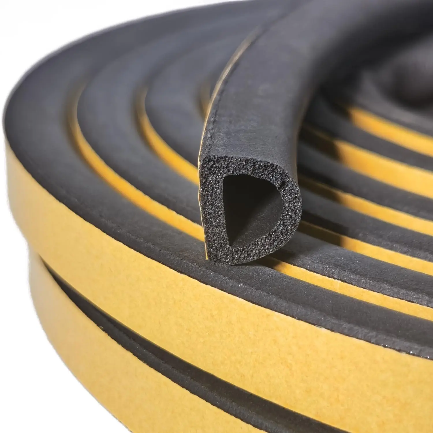 Weather Stripping Seal Strip for Doors/Windows 18 Feet Self-Adhesive Backing Seals Large Gap Easy Cut to Size All-Weather Durable Insulation Soundproofing