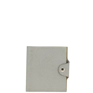 Pre-owned HERMÈS Calfskin Small Leather Goods Hermes Ulysse PM Taurillon Clemence Notebook Cover